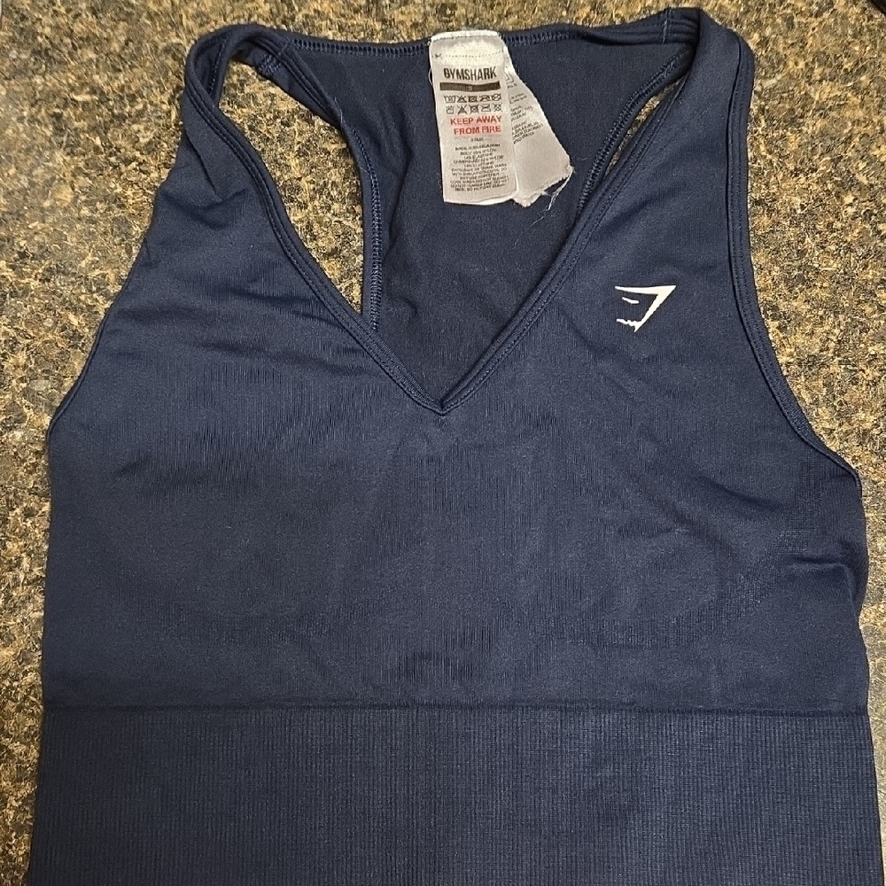 Gymshark Navy Blue Women's Top